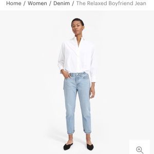 NWOT Everlane Relaxed Boyfriend Jeans